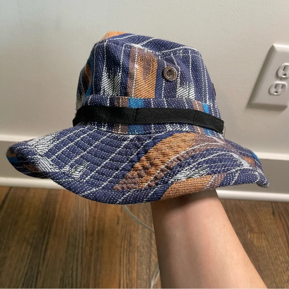 Peter Grimm blue print bucket hat OS - Picture 1 of 5
